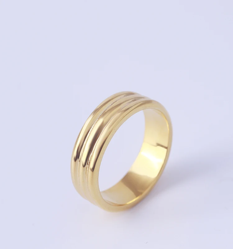 Простое крутое красивое и ретро Золотое кольцо | Украшения аксессуары