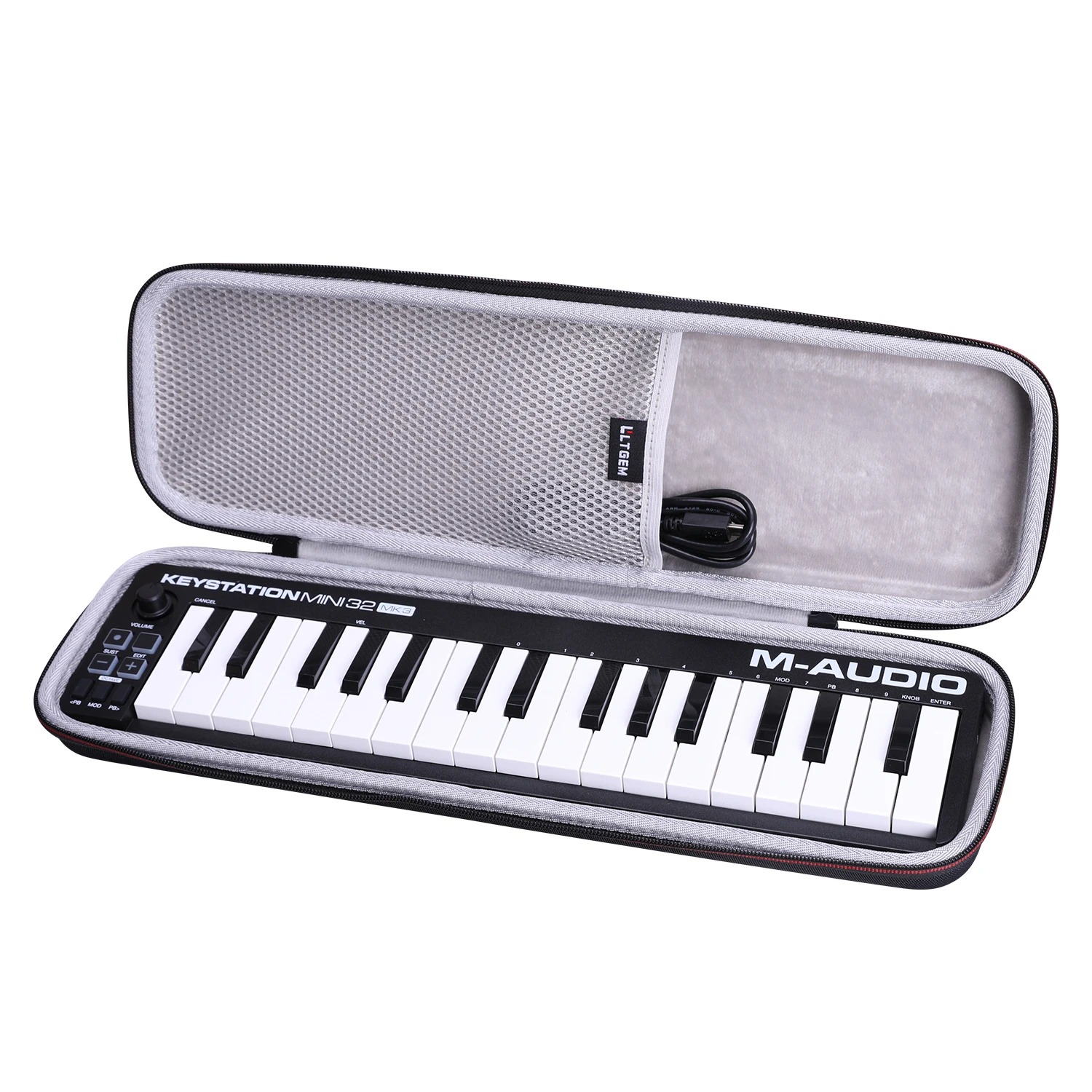 M audio keystation mini 32. Ltgem чехол для клавиатуры 32. m-audio keystation mini 32 mk3 portable mini-usb midi.
