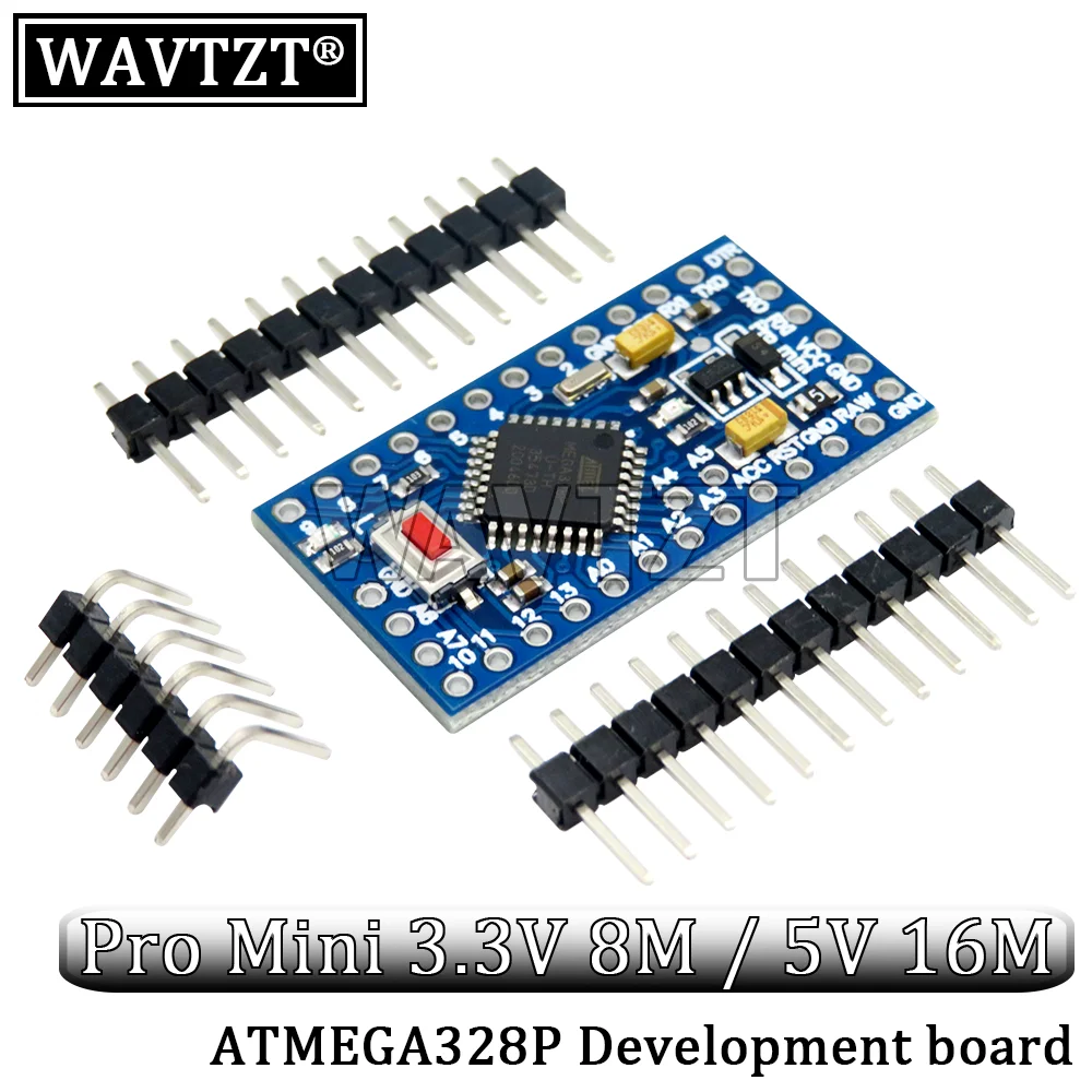 

WAVTZT Pro Mini 328 Mini 3,3 V/8 M 5V/16M ATMEGA328 ATMEGA328P-AU 3,3 V/8MHz 5V/16MHZ для Arduino