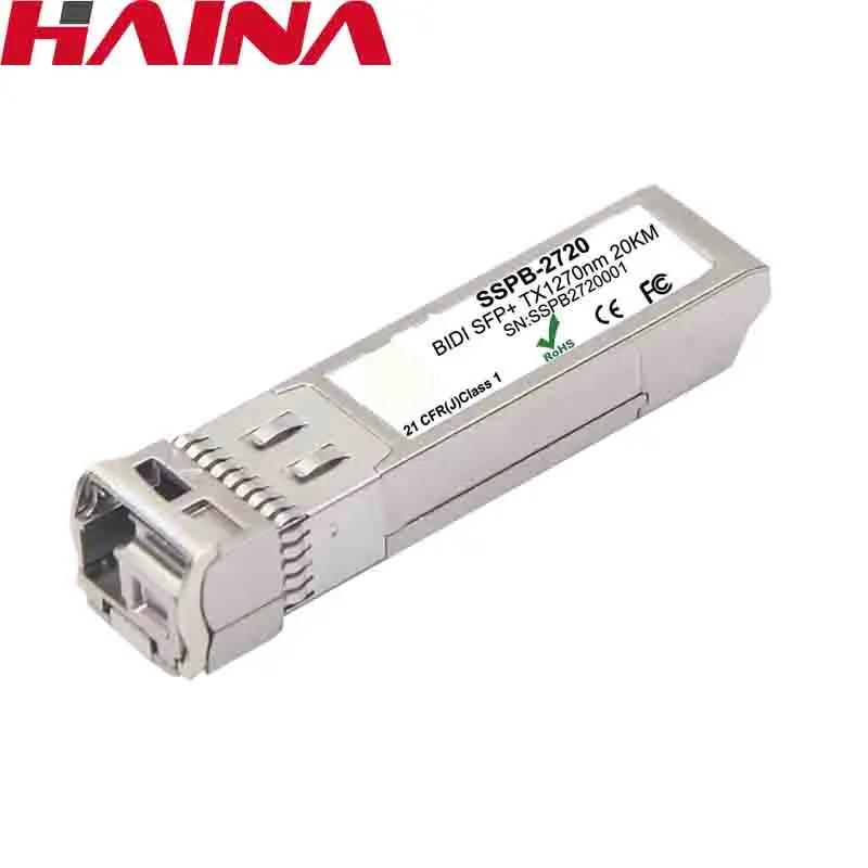 

10G 1270/1330nm 10Km Sfp + Optische Fiber Module Transceiver