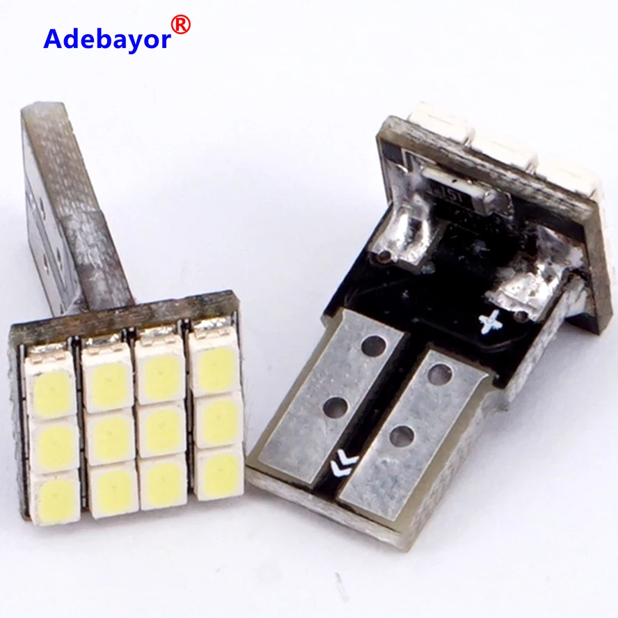 Автомобильные габаритные лампы T10 W5W 194 168 9smd 1206 3020 9 SMD светодиодный фонарь для салона автомобиля аксессуары 500