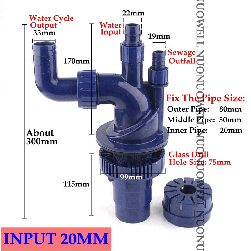 3 типа высокого качества аквариумных аквариумов с нижним фильтром фитинги для