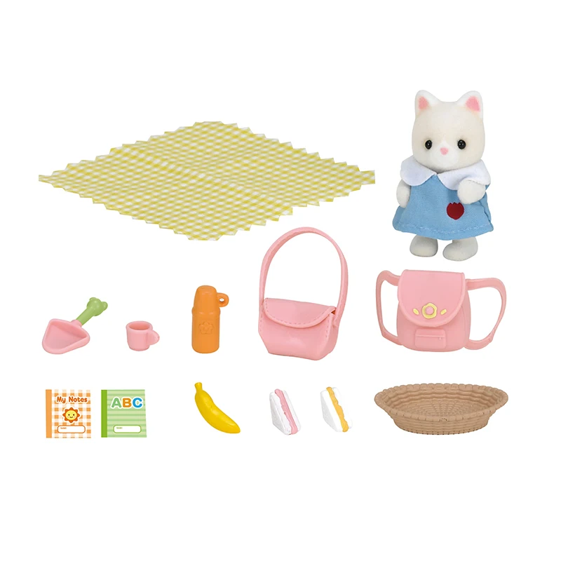 Sylvanian Family Dollhouse детский набор для пикника с 1 фигурой и аксессуарами игровой