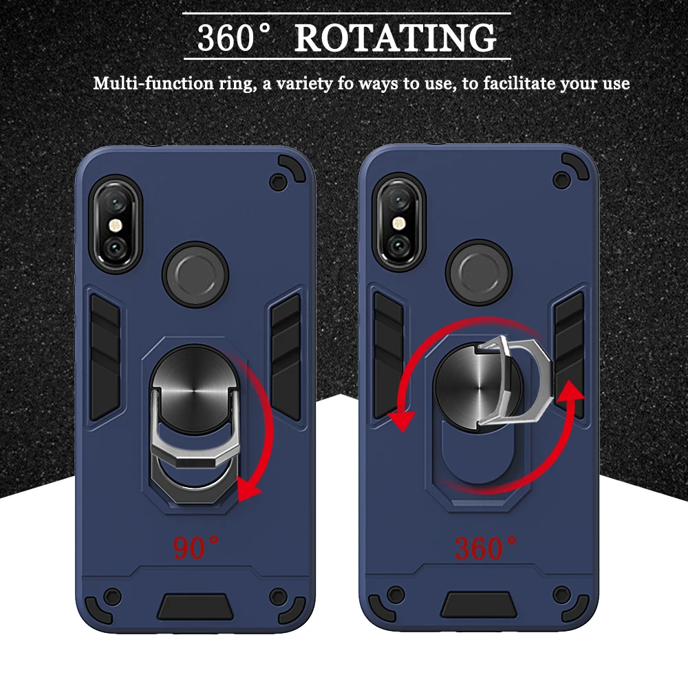 Phone Etui Cases For Xiaomi cellular Redmi 6 Luxury Silicone Magnetic Car Holder TPU Cover Telefoon Note Pro 6A | Мобильные телефоны