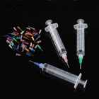 50 шт.компл. SMD печатная плата паяльная паста клейкий диспенсер жидкого клея + распределительная игла сварочные флюсы для паяльных инструментов