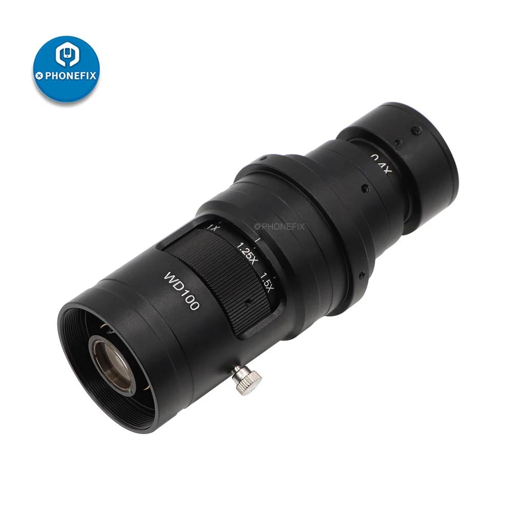 

10X-250X C-mount Zoom Lens 0.7X-5X Регулируемый объектив для камеры HDMI VGA USB