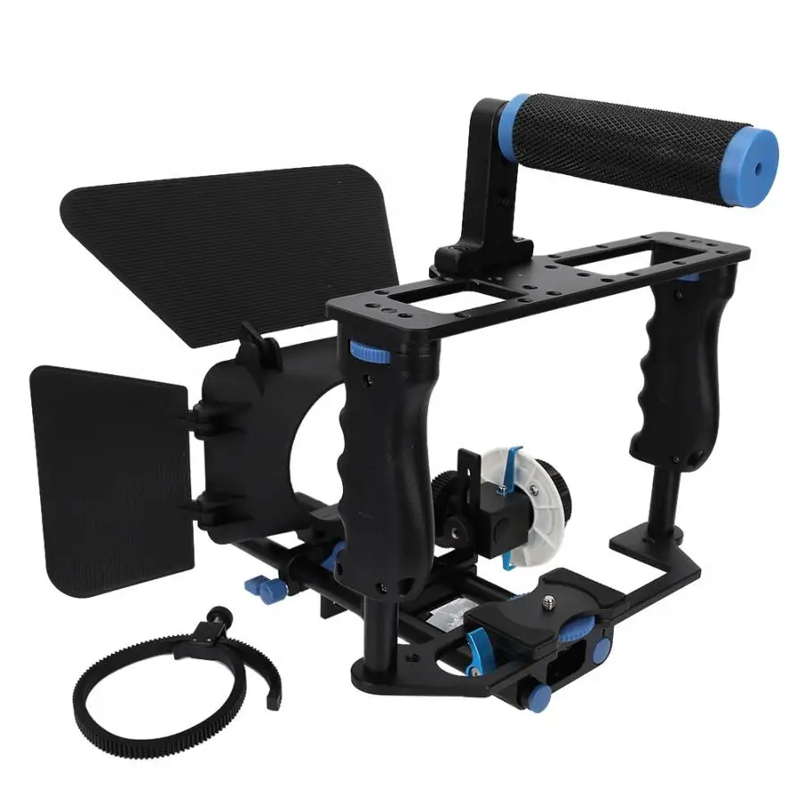 YELANGU профессиональный ручной набор для камеры DSLR Rig клетки + Матовая коробка