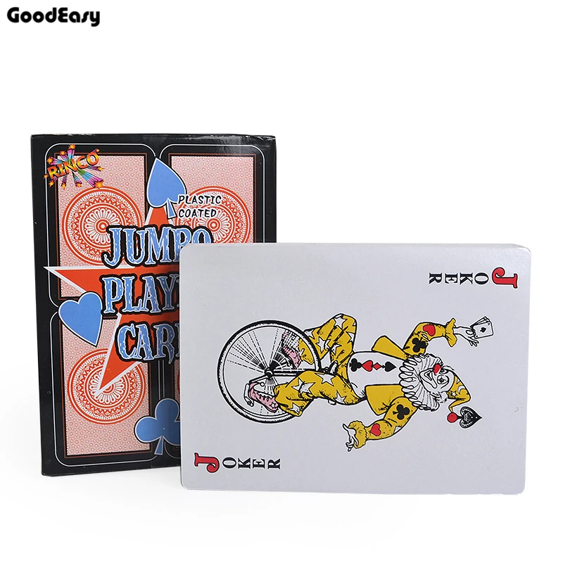 Карты игральные из 100% ПВХ водонепроницаемые карты для покера карт бумага пожилых