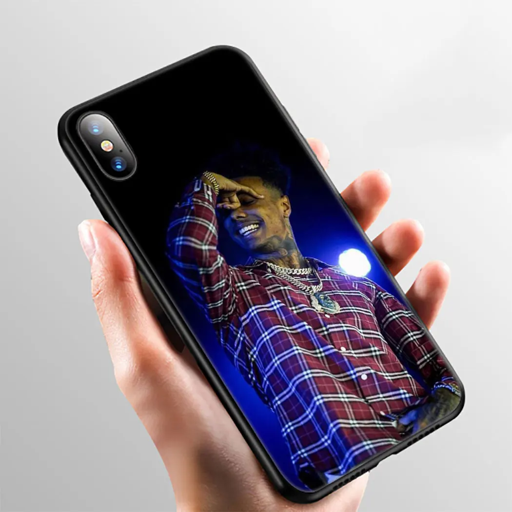 Мягкий силиконовый чехол для телефона Blueface Rapper для iPhone 11 Pro Max XR X XS Max 6 6S 7 8 Plus 5 5S SE
