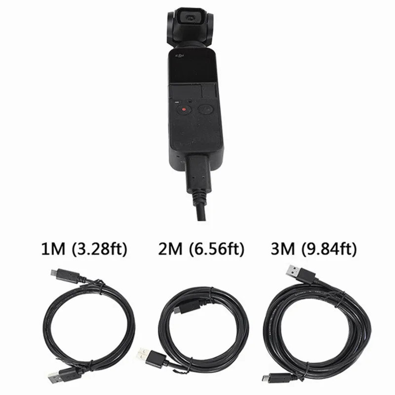 For DJI OSMO POCKET Type C Lengthened Cable Connection Data Line Wire for Osmo Pocket Handheld Gimbal Stabilizer Accessories Set |