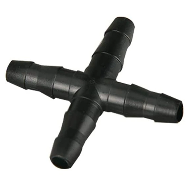 

250 Pcs Irrigation Fittings Kit, Drip Irrigation Barbed Connectors for Garden Water Hose Connectors