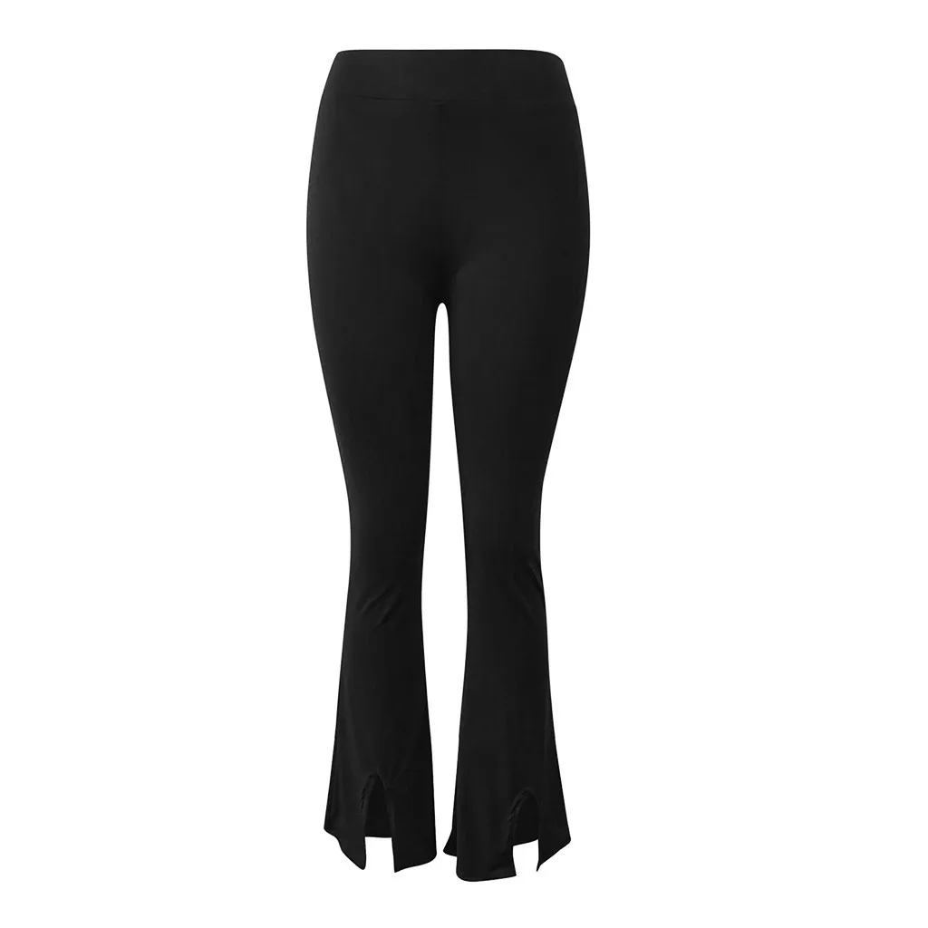 

Pants For Women Fashion Casual Tight Fitting High Waist Split Pants Pencil Pants 2021
