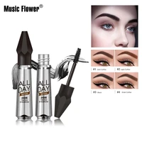 hot selling music flower four colors long lasting eyebrow gel waterproof non marking quick drying cosmetic gift for girl