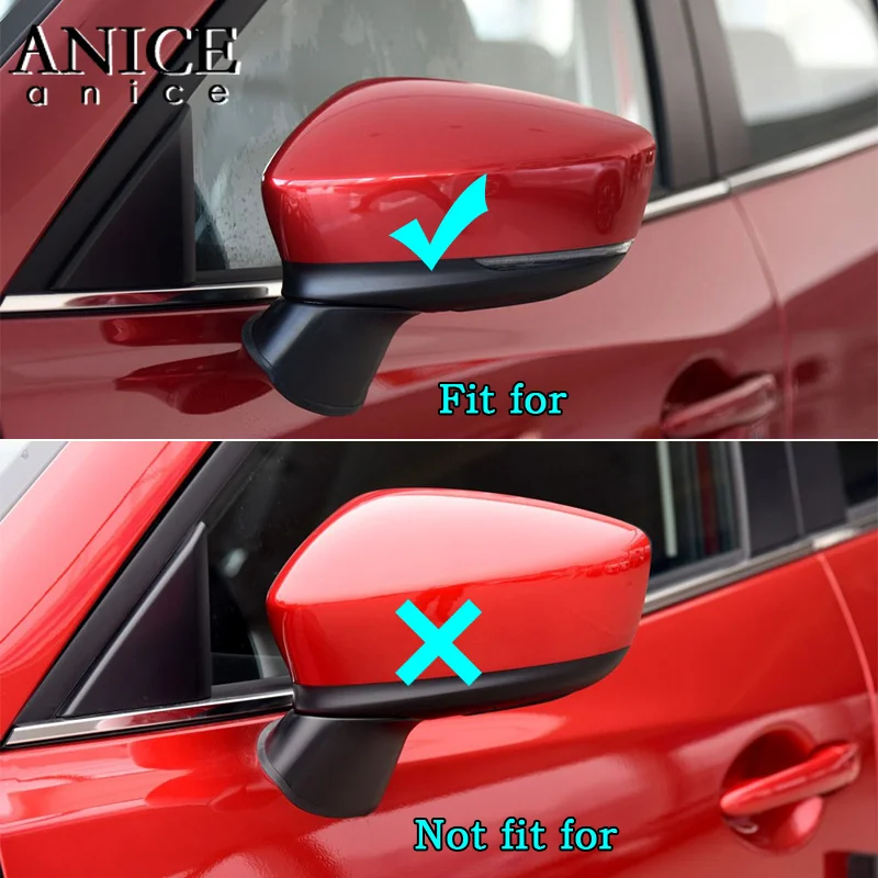 2 шт. хромированный карбоновый цветной ABS зеркальный чехол заднего вида Накладка