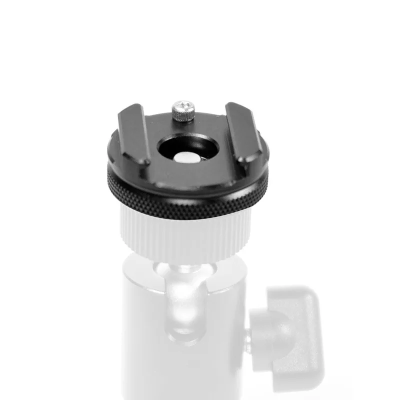 Мини адаптер с шаровой головкой для камеры креплением холодного башмака резьбой