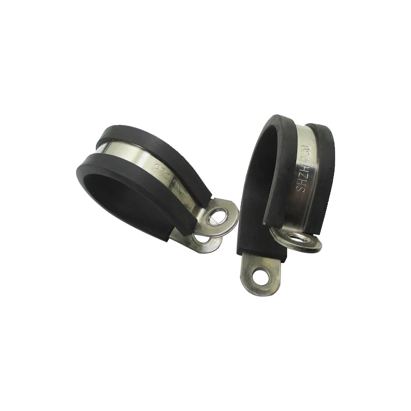 Бесплатная доставка 2 шт./лот зажимы P из нержавеющей стали 304 с резиновой