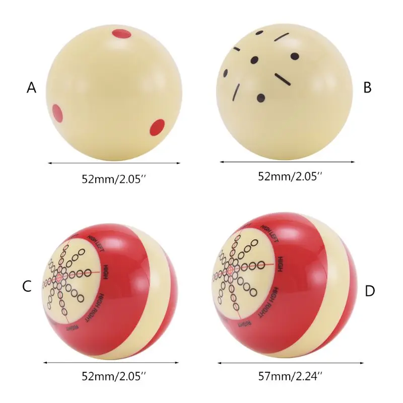 

Resin Billiard Practice Training Pool Cue Ball Snooker Training Balls Cueball