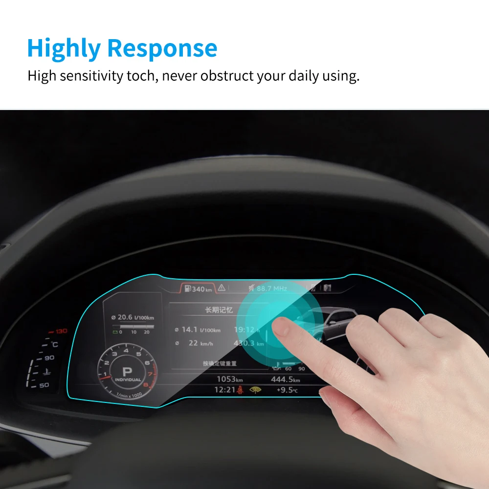 Защитная пленка для экрана приборной панели автомобиля Audi 4M Q7 FY 8R Q5 F3 8U Q3 защитная