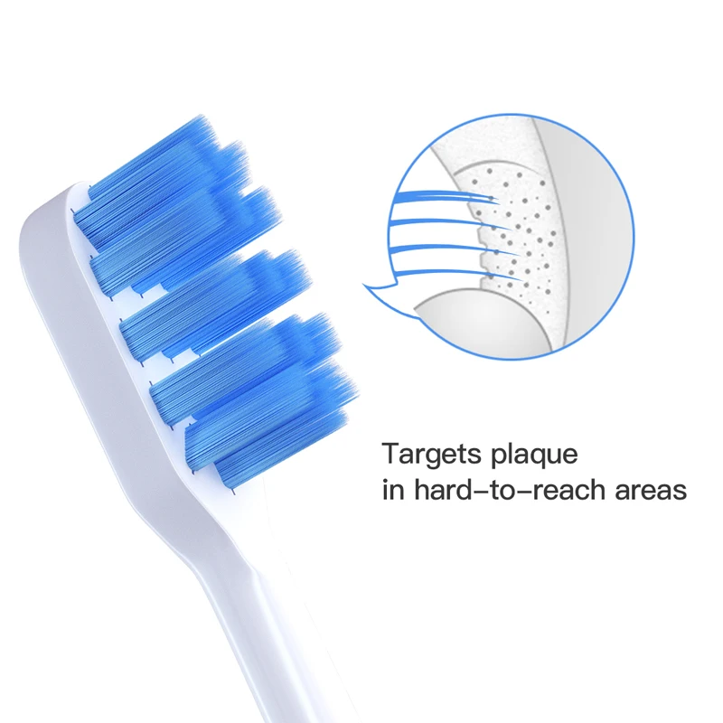 4/10Pcs/Set For Xiaomi Mijia T300/T500 Replacement Brush Heads Electric Toothbrush Heads Protect Soft DuPont Nozzles Bristle enlarge