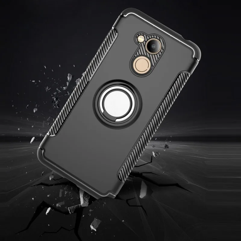 Чехол-кольцо для huawei Honor 6C Pro, автомобильная подставка, магнитный присоска, чехол, Honor6c 6 c V9 Play, Ультратонкий Мягкий ТПУ чехол-держатель