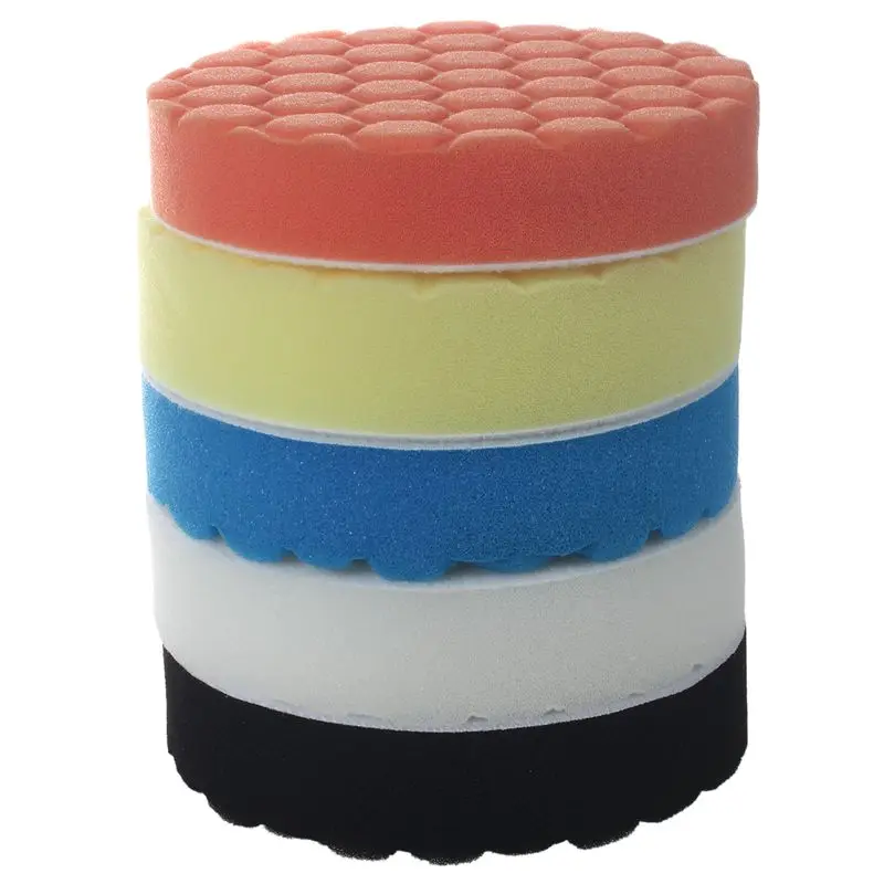 

5inch (125mm) Polishing Pad kit For Car Polisher Pack of 5Pcs