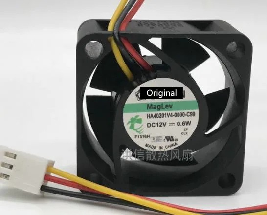 Оригинал, 100% рабочий для SUNON maglion HA40201V4-0000-C99 4CM 40*40*20MM 4020 DC 12V 0,6 W
