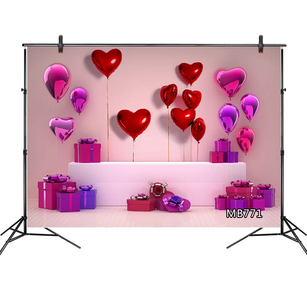 Романтический фиолетовый красный воздушный шар в форме сердца подарок свадебный