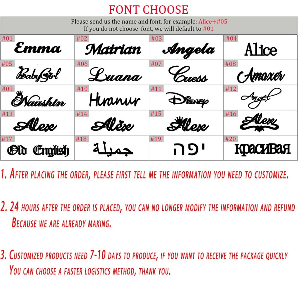 Mini-World Name Necklace For Women Girl Custom Cute Font Nameplate Necklaces Stainless Steel Gold Color Jewelry Birthday Gift