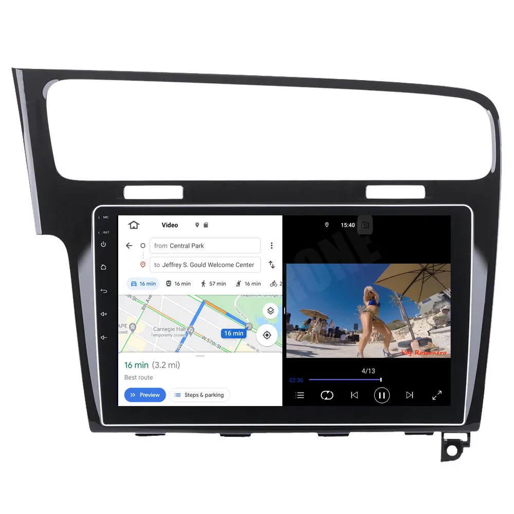 Автомобильный радиоприемник Octa Core Android 10 для Volkswagen VW Golf 7 MK7 VII 2013 2014 2015 2016 Стерео GPS