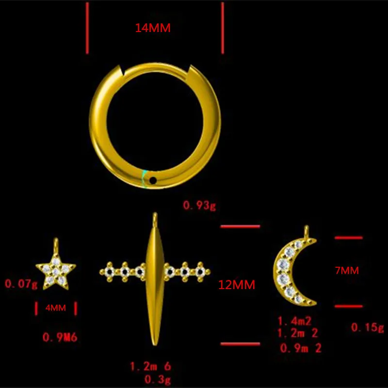 Серьги Moonmory женские из серебра 925 пробы подвеска сделай сам под золото роскошные
