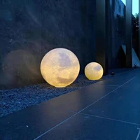 rechargeable moon lights home garden lawn lamps 6w landscape lighting outdoor waterproof for courtyard lawn villa decoration
