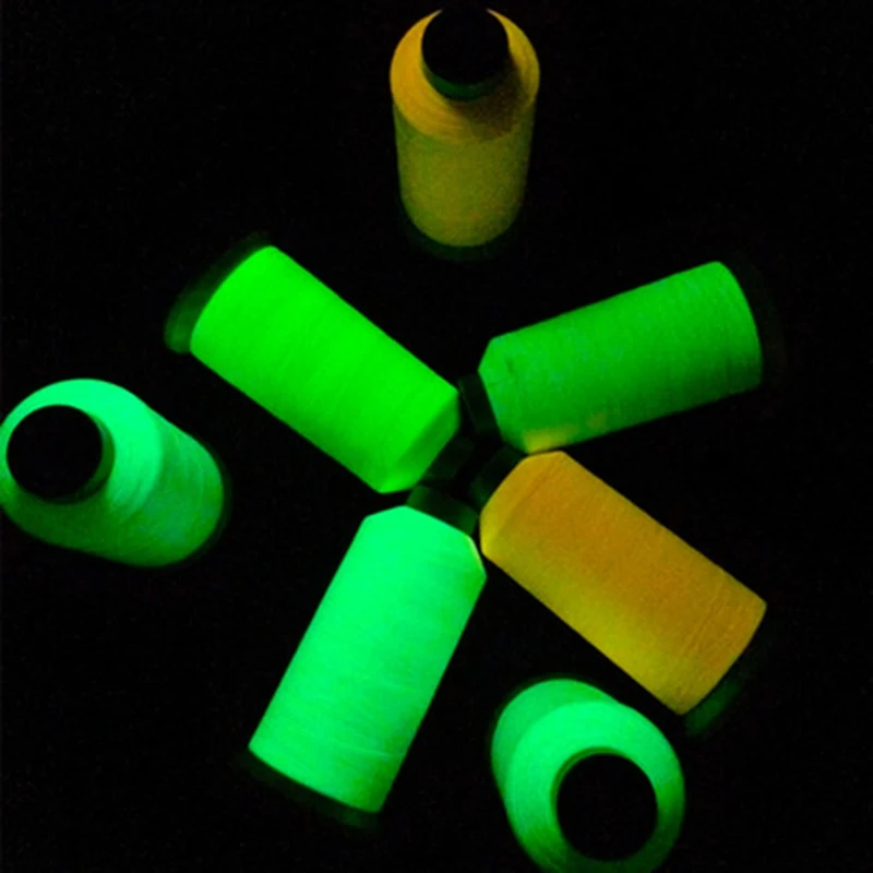 1000 Yards Luminous Glow In The Dark Sewing Machine Embroidery Threads Craft Patch Steering-wheel Handmade Accessories | Дом и сад