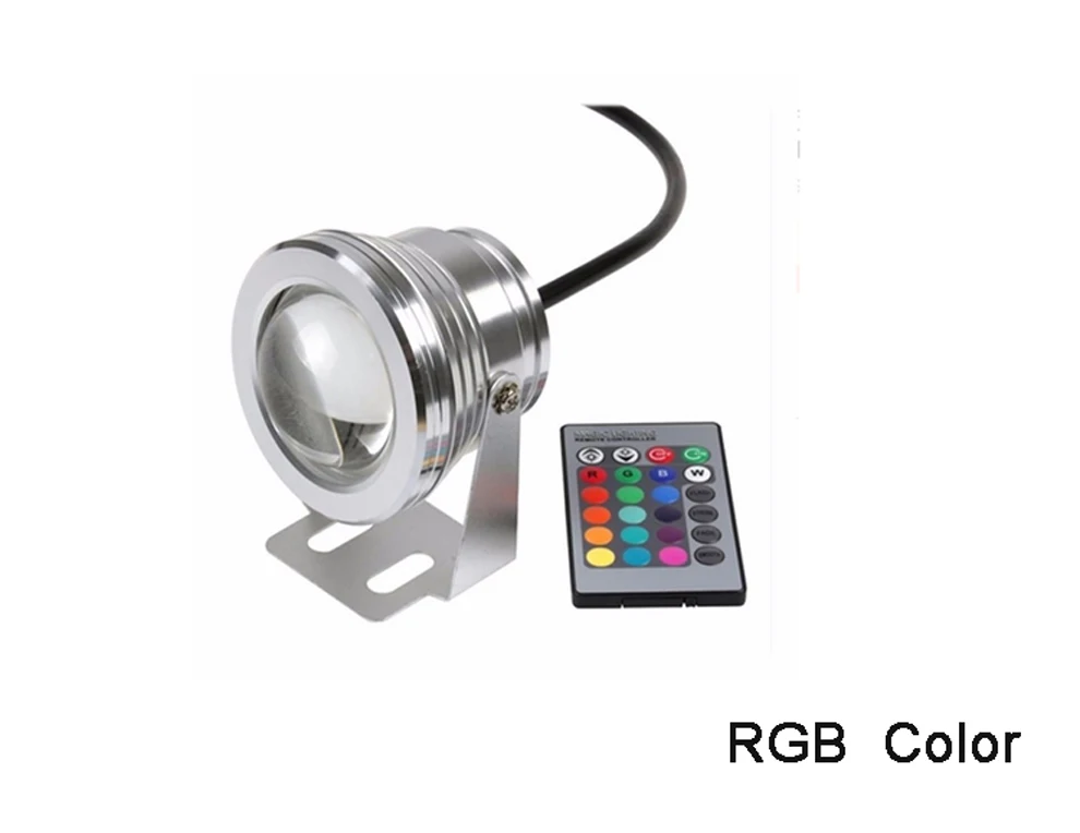 SPLEVISI диммер RGB 10 Вт 12 В Светодиодный прожектор Водонепроницаемый IP65 точечная Светодиодная лампа свет Рождество декор для внутреннее и наружное освещение