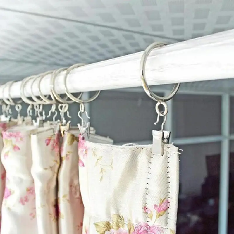 

1PC Metal Window Curtain Clip Steel Shower Towel Holder Home Multifunctional Clamp Clothes Clip for Drying