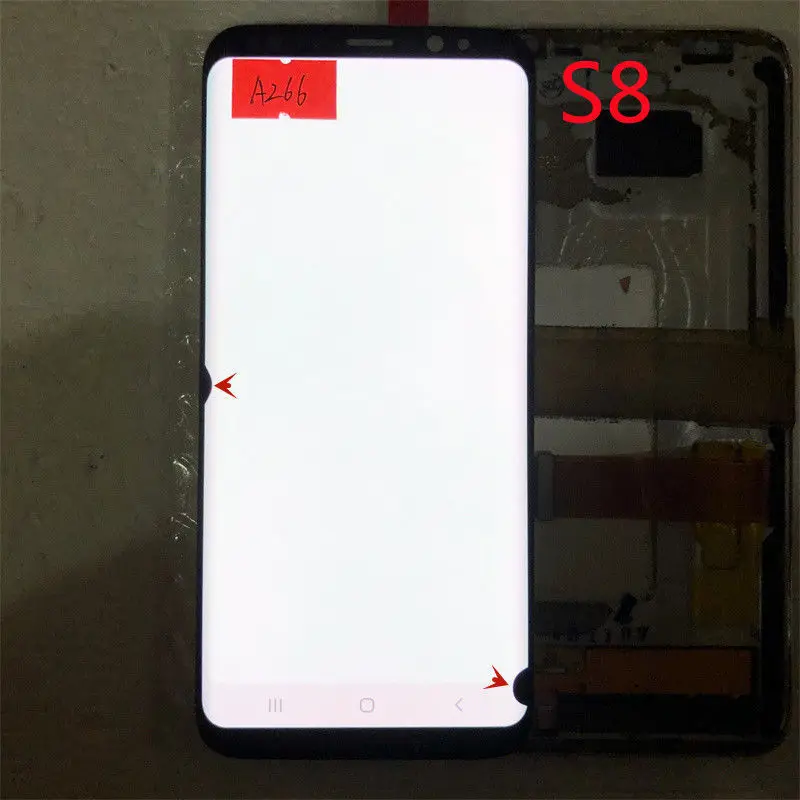

Original For Samsung Galaxy S8 LCD With Frame Super Amoled G950F G950U Touch Screen S8 Plus G955F G955U Touch Screen Assembly