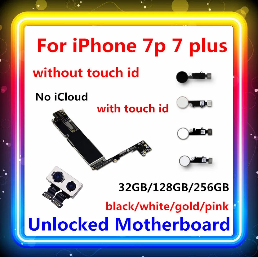 Оригинальная разблокированная материнская плата для iphone 6 6P 6S 6SP без touch id Logic материнской платы clean icloud замененная пластина IOS MB