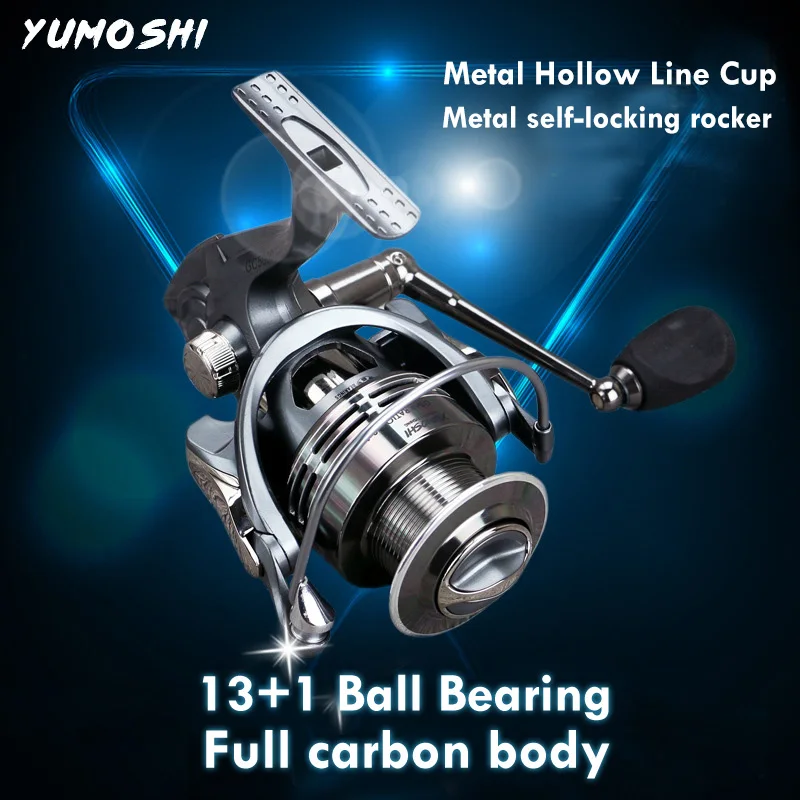 YUMOSHI GC 2000 7000 13 + 1 BB baitcasing катушка литья спиннинговые Катушки металлические CNC