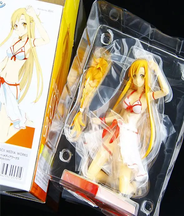 

16cm Sword Art Online II Asuna Sexy girl Action Figure New New Collection figures New Collection for Christmas gift