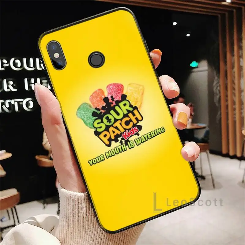 

Cute Candy Sour Patch Kids Phone Case For Xiaomi Redmi Note 4 4x 5 6 7 8 pro S2 PLUS 6A PRO Cover Funda Shell Coque
