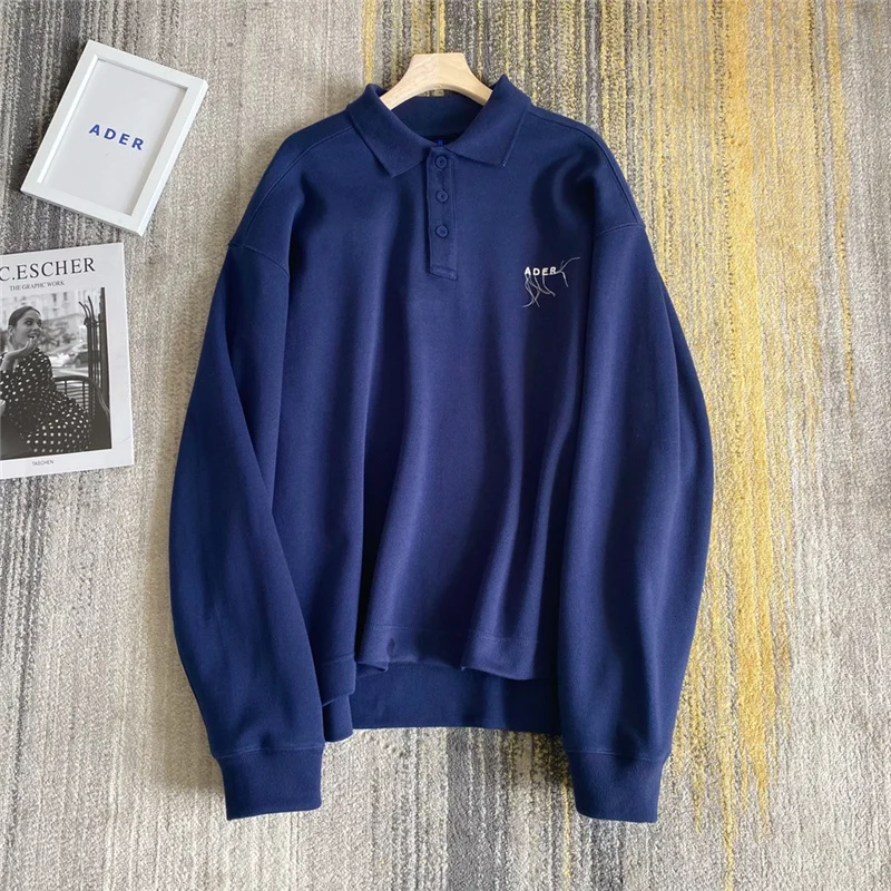 

Tassel Embroidery ADER ERROR T Shirt Men Women 1:1 Best-Quality Long Sleeve T-shirt Adererror Tee Tops