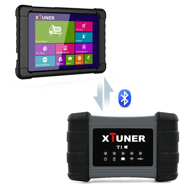 Сканер для диагностики тяжелых грузовиков Xtuner T1 Автомобильный сканер ABS подушка