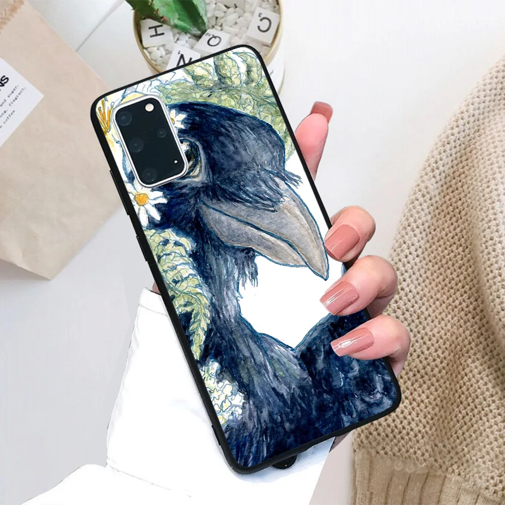 

For Samsung Galaxy Crow Selfie Soft TPU Black Border Samsung Galaxy Case