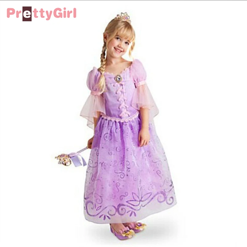 Платье для дня рождения нарядный костюм королевы девочек косплей платье