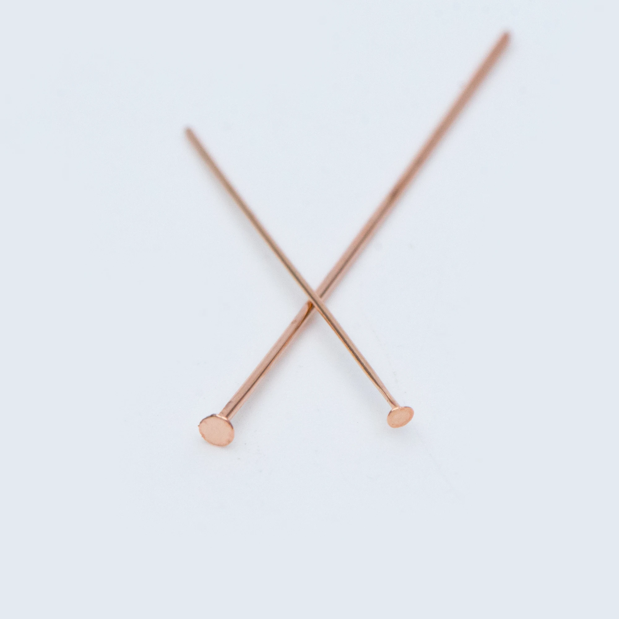 Латунные шпильки с покрытием из розового золота 30x100 мм 0 5 шт.