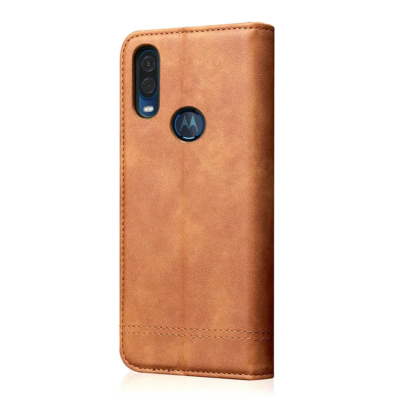 Роскошный кожаный кошелек для Motorola One Vision чехол Coque Motorola Moto One Vision чехол откидная крышка для Motorola Moto 1 Vision