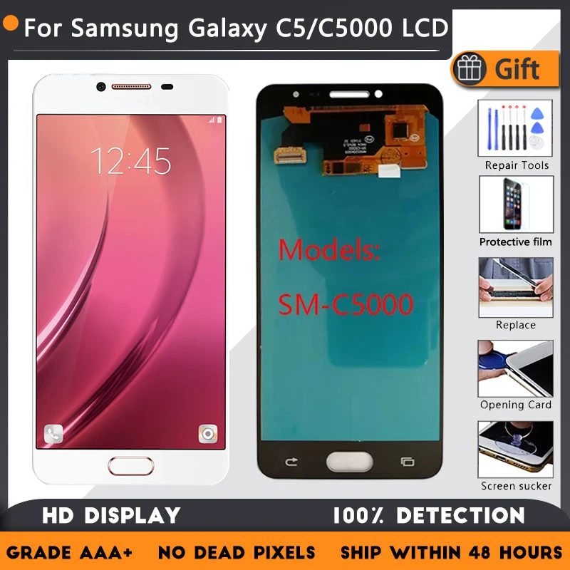 

5.2'' Lcd Display For Samsung C5 SM-C5000 Screen Replacement for C5 C5000 Display Lcd Screen Assembly
