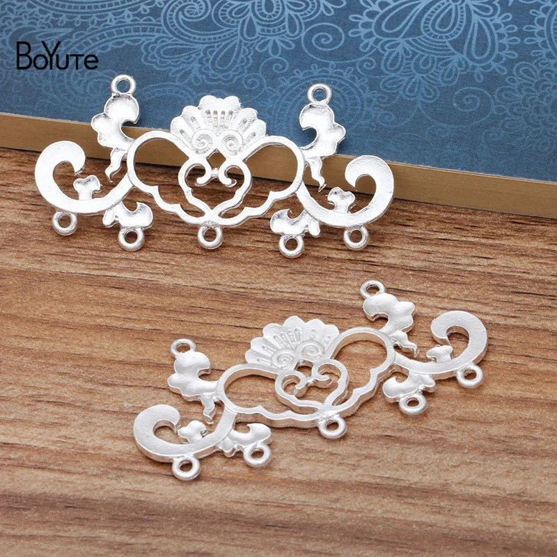 

BoYuTe Factory Wholesale (20 Pieces/Lot) 28*58MM Metal Alloy Pendant with 7 Loops Hand Made Materials DIY Jewelry Accessories