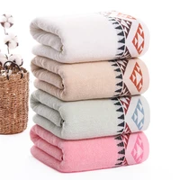 32 strand cotton padded indiana geometric 100 cotton bath towel gift logo custom absorbent bath towel