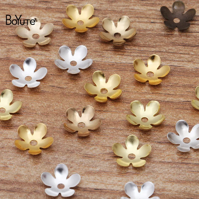 1000 шт. латунные шляпки для бусин 9 мм 4 цвета | Украшения и аксессуары