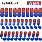 10 шт. AN4 масляный топливный поворотный шланг анозированный алюминиевый прямой локоть 45 180 градусов шланг Конец масла топливо многоразовый штуцер